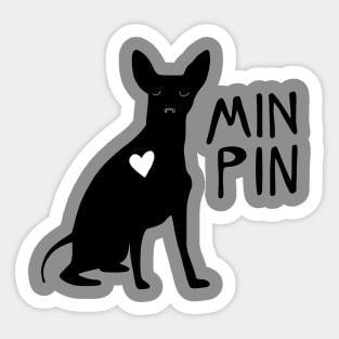 Min Pin Sticker